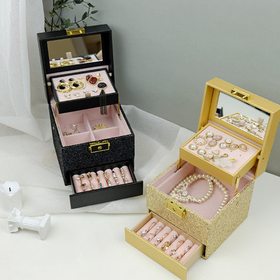 European necklace ring earring jewelry box gift earring box