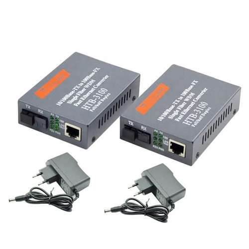 English HTB-3100AB Network Optoelectronic Converter 2pcs