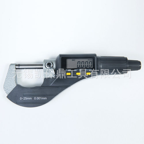 Digital outer diameter micrometer 0-25mm spiral micrometer