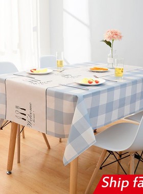 watproof tablecl plastic washable table cov mat big