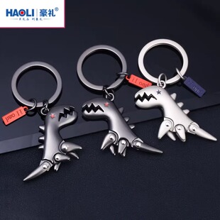 卡通恐龙汽车钥匙扣男士商务钥匙圈环摩托车网红太空人宇航员挂件