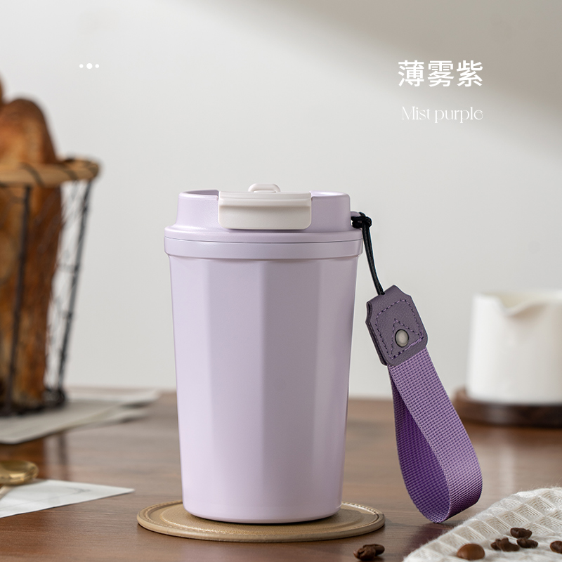 ecotek保温咖啡杯316不锈钢双饮