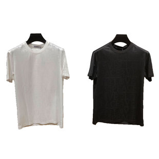 短袖 26春夏新款 National圆领潮流印花暗纹修身 Costume T恤 CNC男装