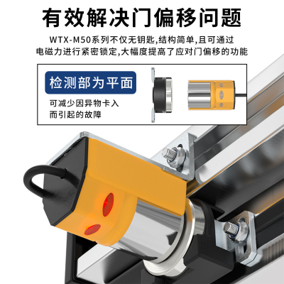 电磁锁定安全门锁RFID工业机械锁