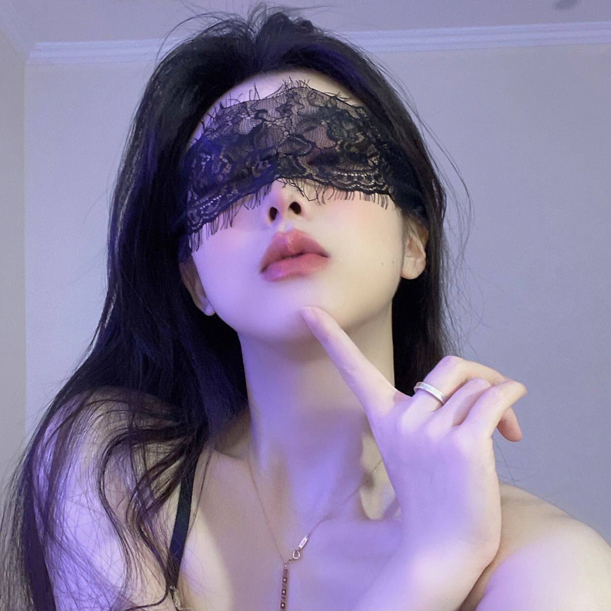 眼罩成人情侣纯欲性感黑色眼罩