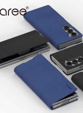 韩国araree适用于三星zfold6手机壳全包防摔翻盖皮套fold6简约轻薄皮革保护壳保护套休闲创意时尚商务复古w24
