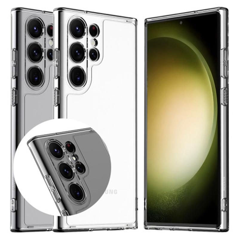 韩国araree适用三星s23ultra手机壳s23保护套镜头软硅胶防摔全包超薄软壳男女款个性透明s23+plus防摔套防摔