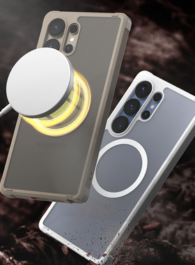 韩国araree适用三星s25ultra手机壳磁吸全包防摔套可挂绳简约商务magsafe磁吸无线充电s25保护套盔甲耐摔