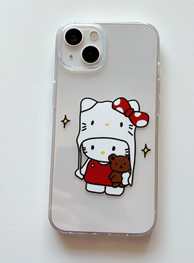 可爱iPhone11pro手机壳适用XSMAX苹果6/8透明7plus/XR夏日12套3/4/15/16/17/air/mini保护套