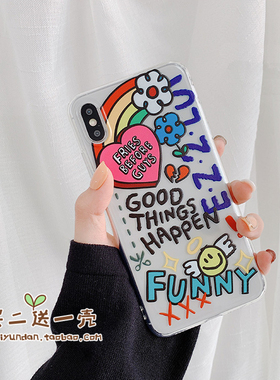 手机壳适用于苹果12/6/8/7plus软XSiPhone6s/XR/XSMAX透明13/4