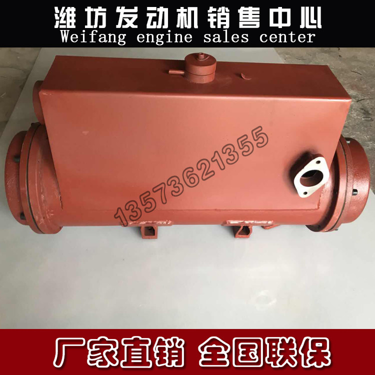潍坊6160潍柴船用柴油发动机616089000000海淡水热交换器 水箱