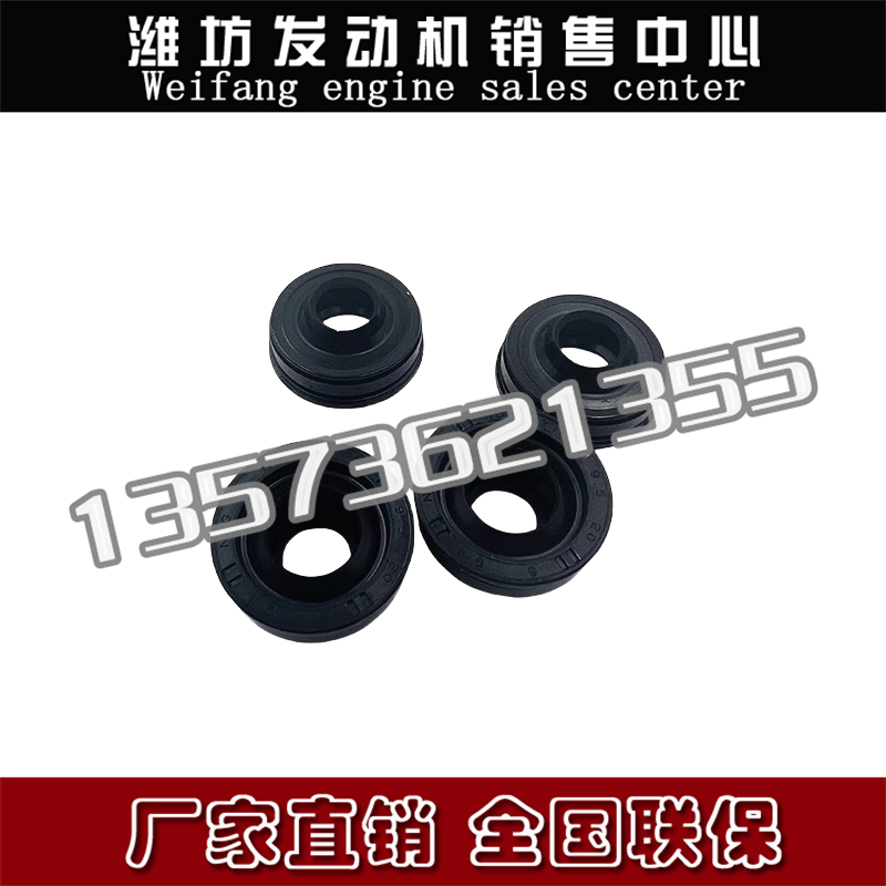 1004144687骨架式橡胶油封1004144733气门室盖喷油器油封潍柴WP3N