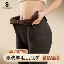 保暖打底裤高腰羊毛女款可外穿无痕加厚秋冬男士加绒线裤棉裤秋裤