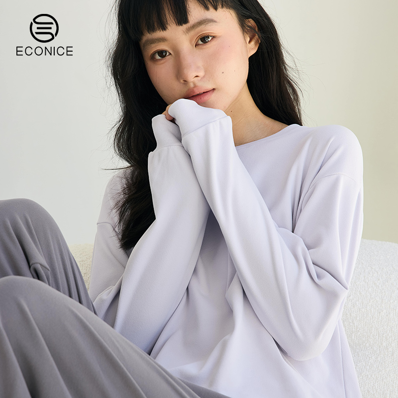 睡衣女款春秋长袖长裤新款冬季加绒加厚可外穿保暖孕妇家居服套装