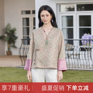 欧依云中年洋气妈妈春秋短外套大码女装显瘦优雅气质上衣2026新款