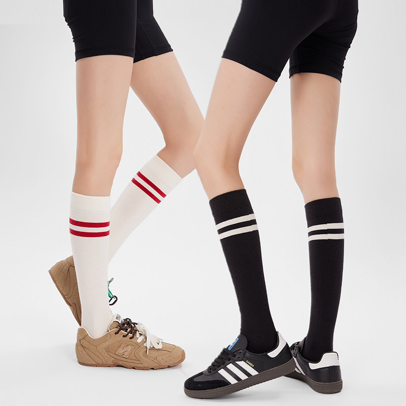 复古二杠羊毛小腿袜女秋冬学院风长筒袜子冬天发热保暖显瘦及膝袜,女士内衣/男士内衣/家居服,长筒袜,淘宝优惠券,粉丝福利购,淘宝优惠卷