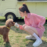 现货现货2026春L99时尚防晒套装豹纹两件套P115-K168，女装套装/套裙，浙宝296