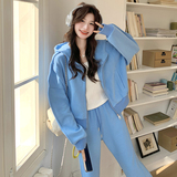 现货ZB296-Y1101休闲针织套装两件套P160K238，女装运动套装，浙宝296