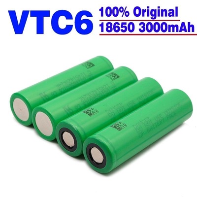 索尼18650动力锂电池C4/C5/C5A/C63000mah 30A放电VTC6大功率电池