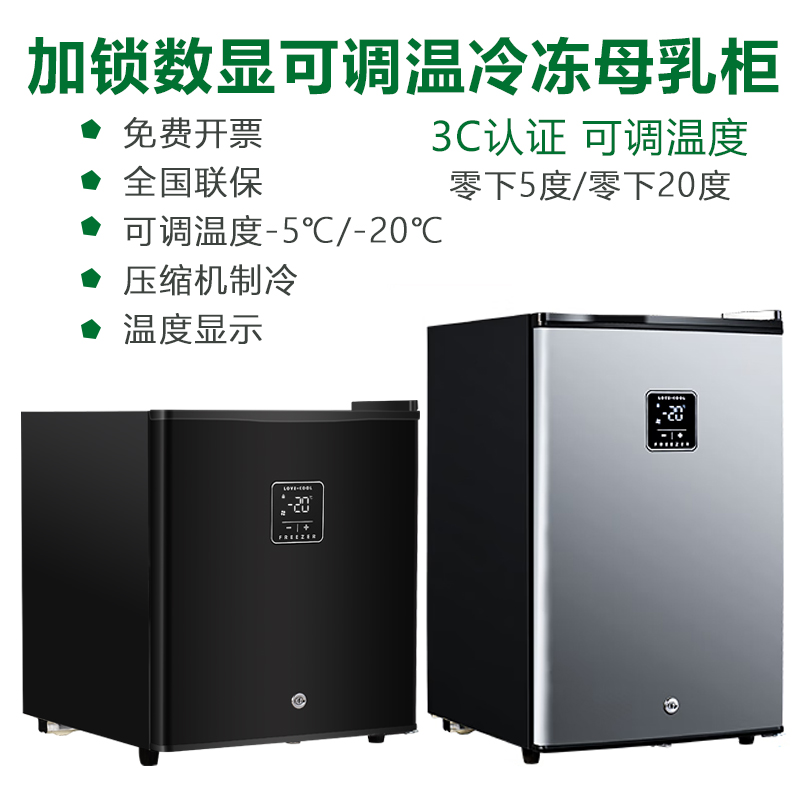 迷你小冰箱茶叶冷冻箱母乳储存