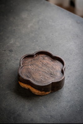 闲趣别院黑檀海棠壶承原木手作