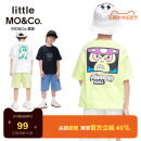 little T恤上衣夏季 短袖 moco童装 飞天小女警系列