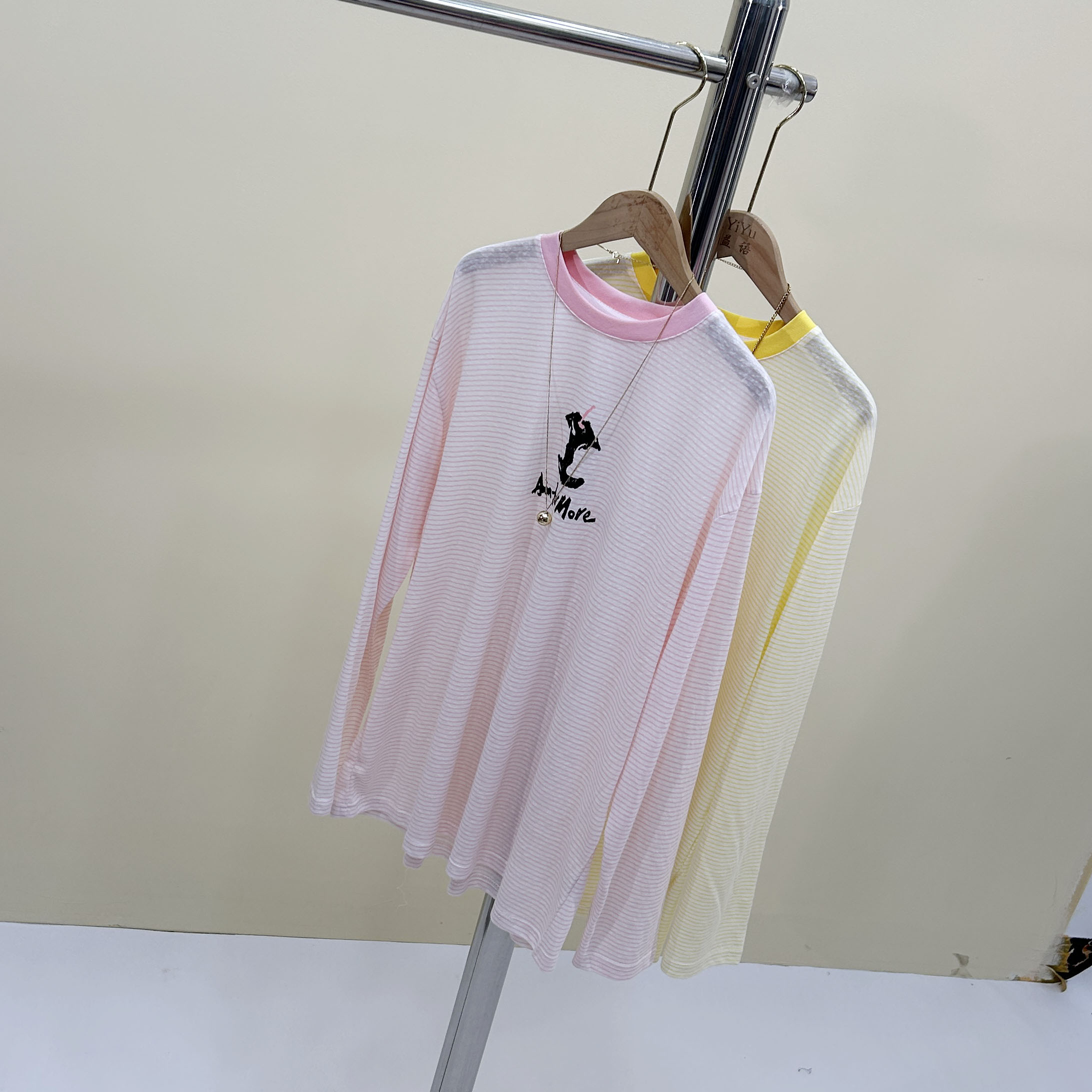 粉色可爱韩版长袖防晒T恤女