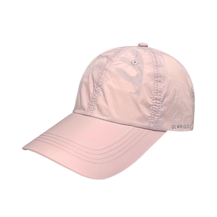 粉色防晒遮阳帽女夏季薄款帽子男款透气跑步出游棒球帽速干鸭舌帽