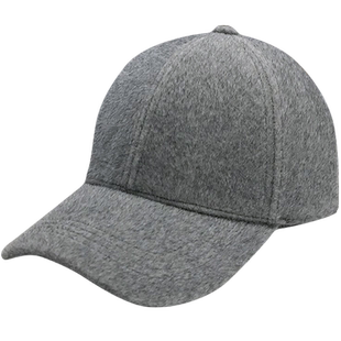 灰色鸭舌帽子女2025新款时尚秋冬帽子男款光身休闲防晒硬顶棒球帽