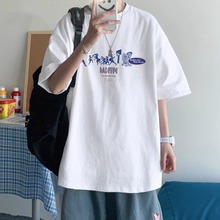 T恤男2023年夏季 李宁短袖 反伍系列纯棉休闲吸汗运动圆领男半截袖