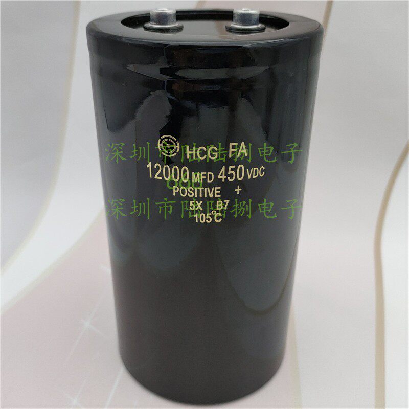 400v12000uf 450vdc12000mfd 日立HCGFA美容仪器 螺丝脚电解电容