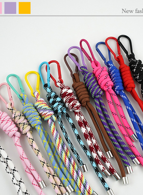 新款miu系粗绳子挂件手腕绳打结绳手机壳钥匙扣潮包手腕挂件绳
