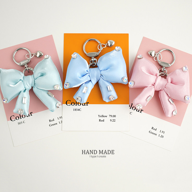 韩国东大门镶钻蝴蝶结钥匙扣高端精致高级感汽车钥匙扣挂件情侣,服饰配件/皮带/帽子/围巾,钥匙扣,淘宝优惠券,粉丝福利购,淘宝优惠卷