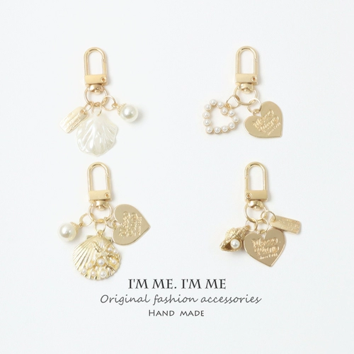 Брендовый креативный милый защитный чехол с буквами в виде сердечка, брелок