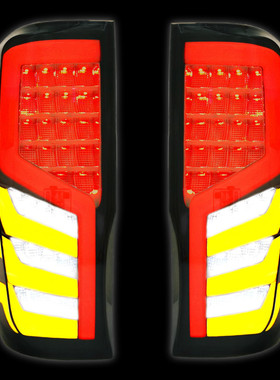 适用于12-19款福特RANGER T7 T8尾灯raptor改装后灯led流水刹车灯