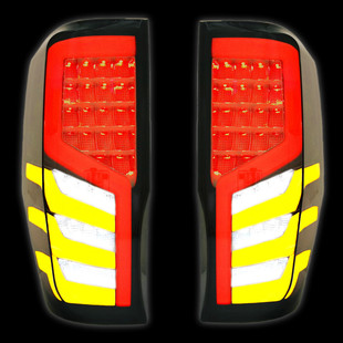 适用于12-19款福特RANGER T7 T8尾灯raptor改装后灯led流水刹车灯
