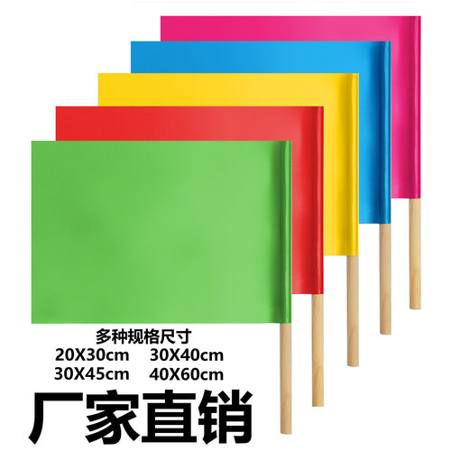 手摇小彩旗幼儿园儿童课间操表演大红旗舞蹈运动会表演道具