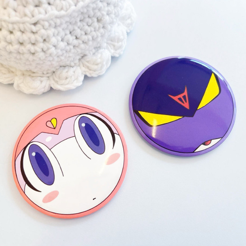 韩国keroro军曹Giroro伍长Tamama二等兵团 圆形随身化妆镜手镜