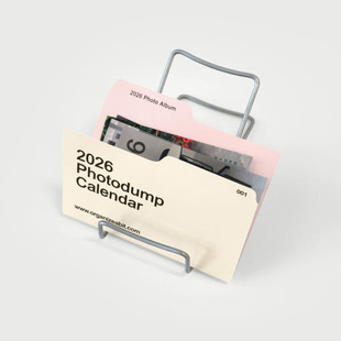 饰贴纸包 装 实用日记本手帐素材 摄影照片贴带2026年日历 韩国OAB