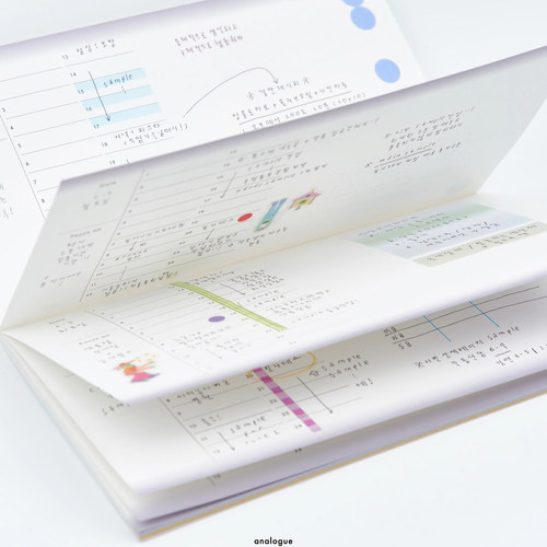 韩国ANA横版周计划月计划本48页