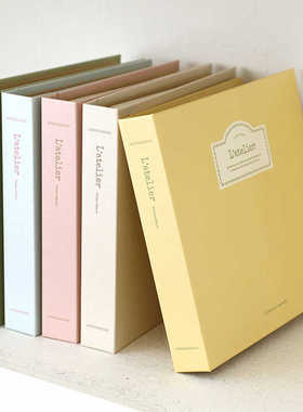 韩国Paperian 中号线圈自粘贴覆膜式相册 相簿影集 Latelier