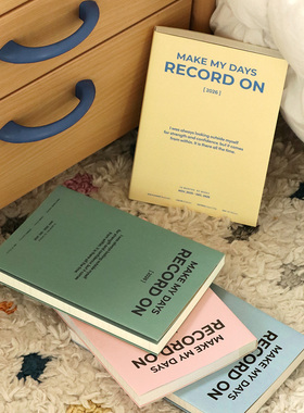 韩国iconic 2026年 B6/ A5周计划 A4月计划本 笔记安排日程本手帐