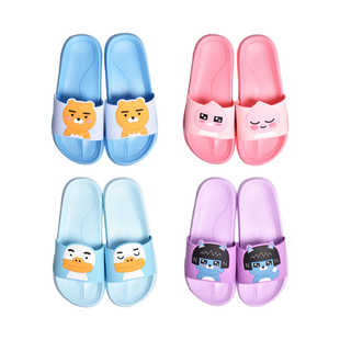 韩国ROMANE Kakao联名版 情侣可爱软底家居拖鞋 外穿洋气防滑凉拖