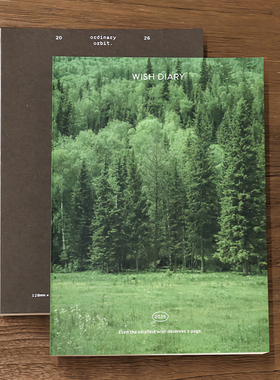 韩国D.A.DOT 2026年WISH八分格周计划全年手帐 年计划网格日程本