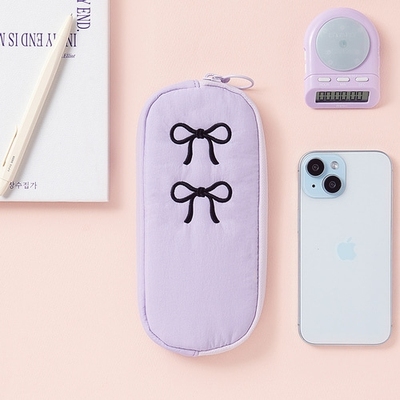 韩国Antennashop蝴蝶结笔袋