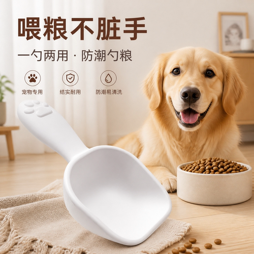 猫粮狗粮干燥勺，防潮保鲜