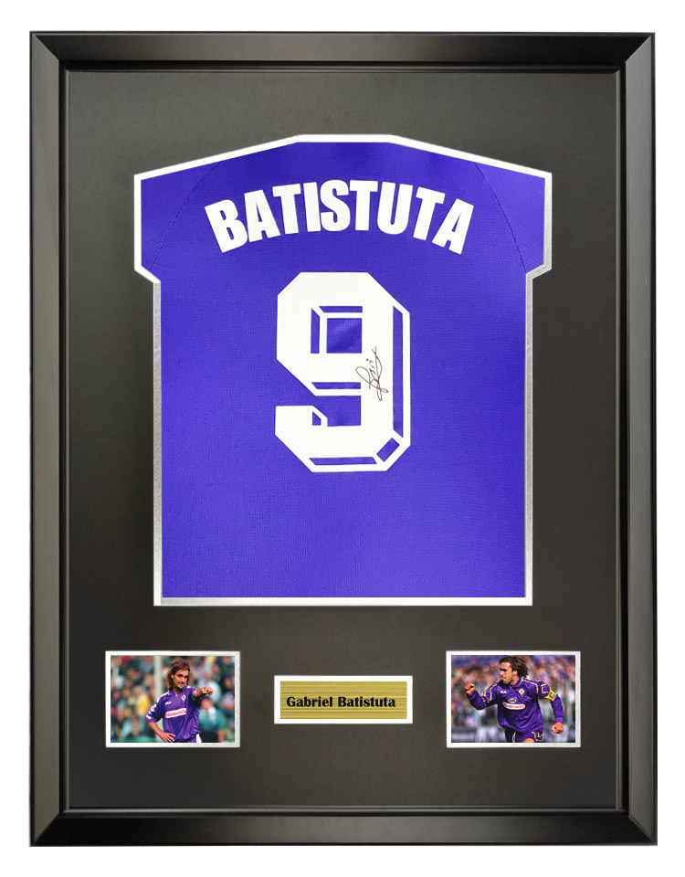 Collection Fiorentina Batistuta Autographed Soccer clothes jersey With certificate Framedin the Play mode/Anime/Periphery/cos/Board games , Culture/Sports perimeter category - from Buy2taobao.com to provide professional Taobao agent buy service