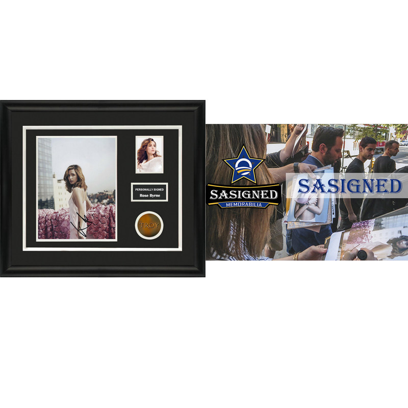 萝丝拜恩 亲笔签名照片裱框 含sa证书 sa proof 特洛伊布里塞伊斯