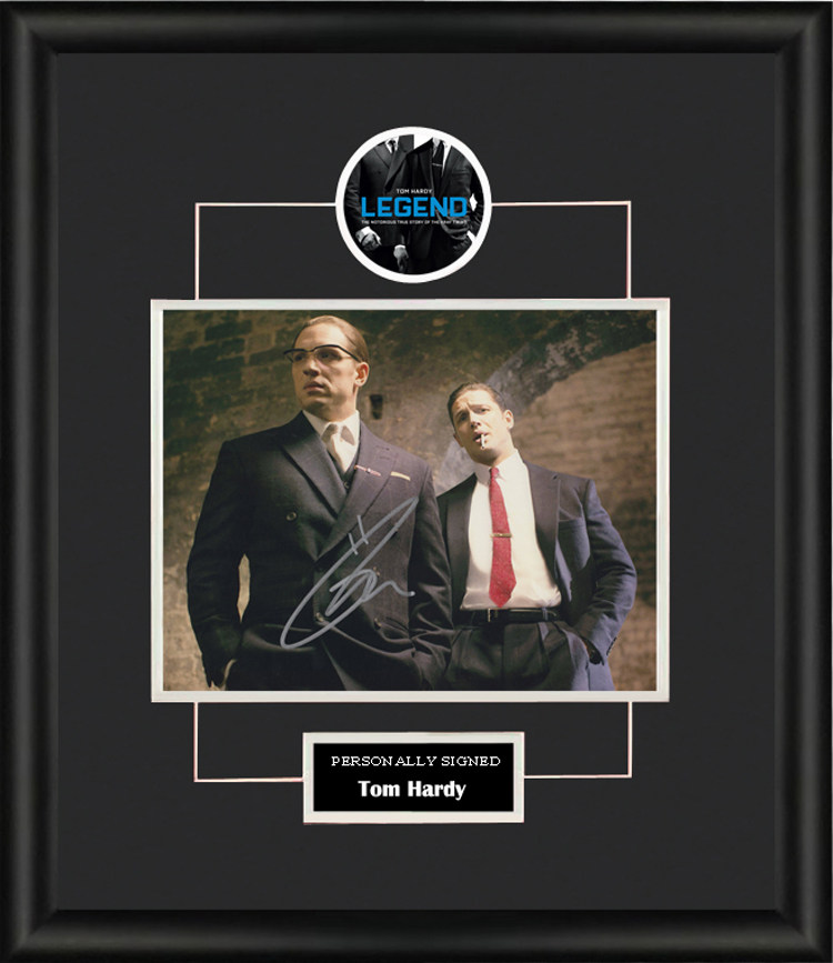 收藏 汤姆哈迪 汤老湿 亲笔签名照片裱框 含sa证书 传奇legend