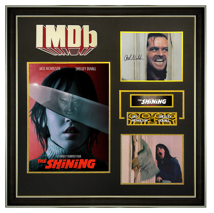 imdb 闪灵 杰克尼科尔森 谢莉杜瓦尔 亲笔签名照片裱框 含sa证书